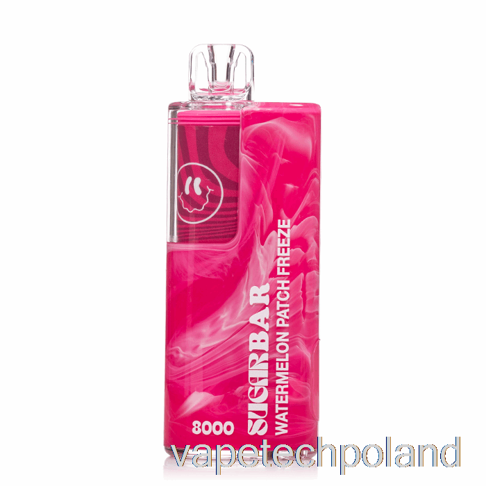 Vape Shop Warszawa Batonik Cukrowy Sb8000 Jednorazowy Plaster Arbuza Zamrażający